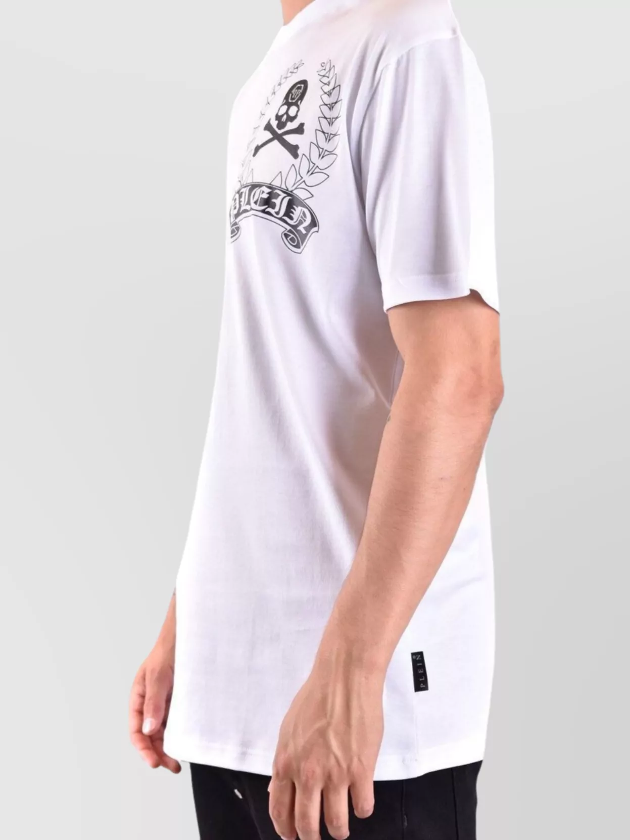 Philipp Plein Crew Neck Graphic Print Short Sleeves
