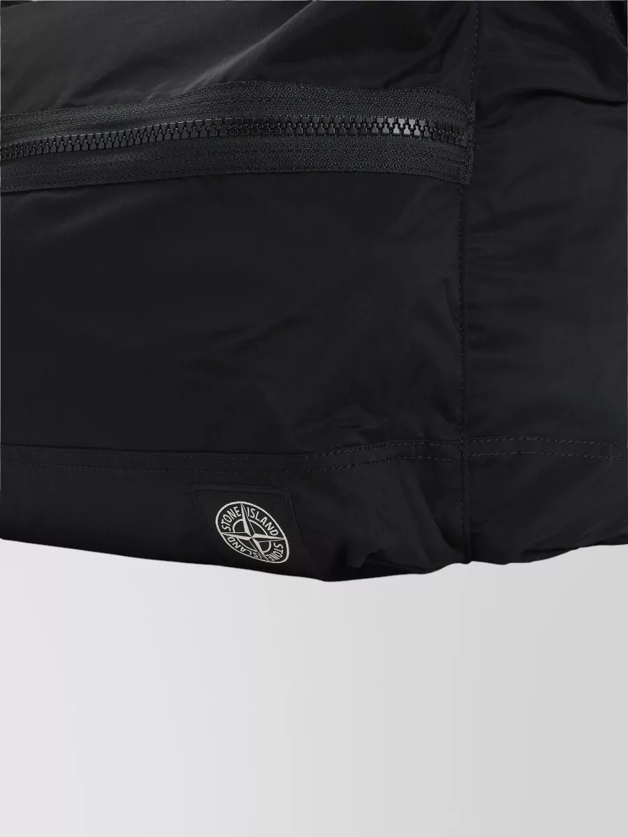 Stone Island Backpack Adjustable Straps Front Zip Pocket Top Handle