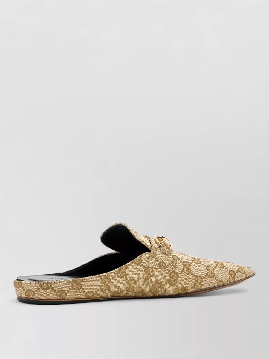 Gucci leather mules