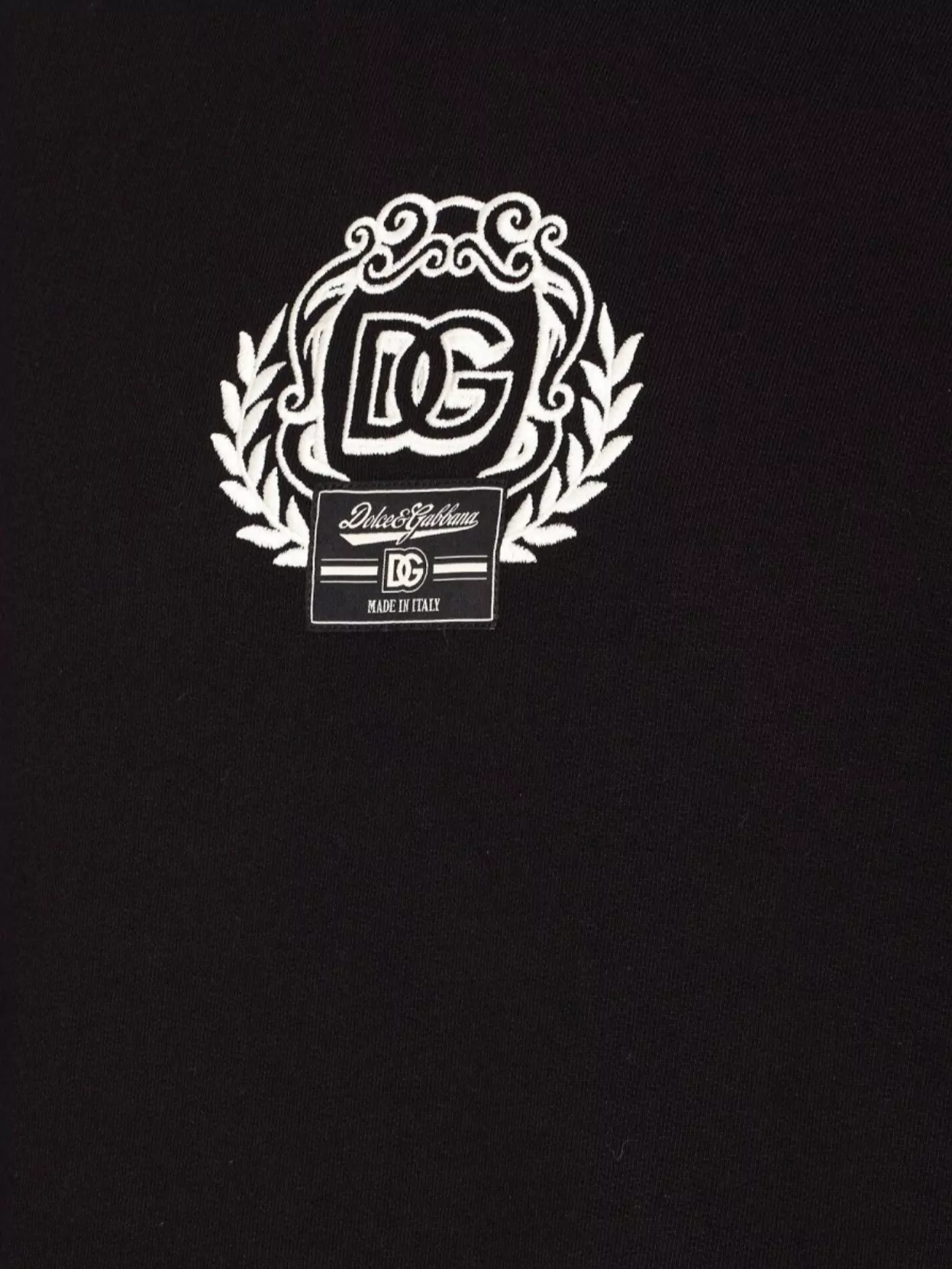 Dolce&Gabbana Crewneck Sweatshirt With Ribbed Cuffs And Hem