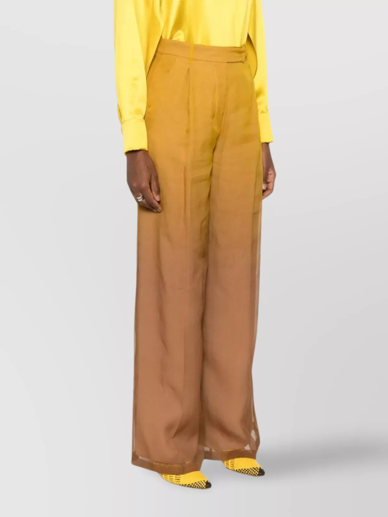 Max Mara High Waist Wide-Leg Trousers