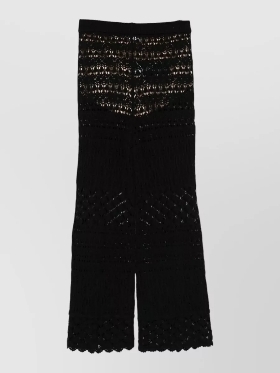 Semicouture Wide-Leg Trousers
