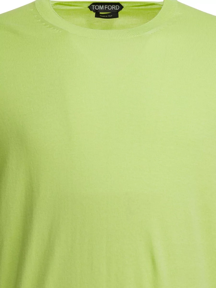 Tom Ford Cotton Knit Crew Neck Sweater