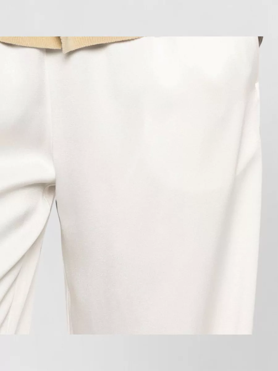 Fabiana Filippi Satin Wide-Leg Trousers