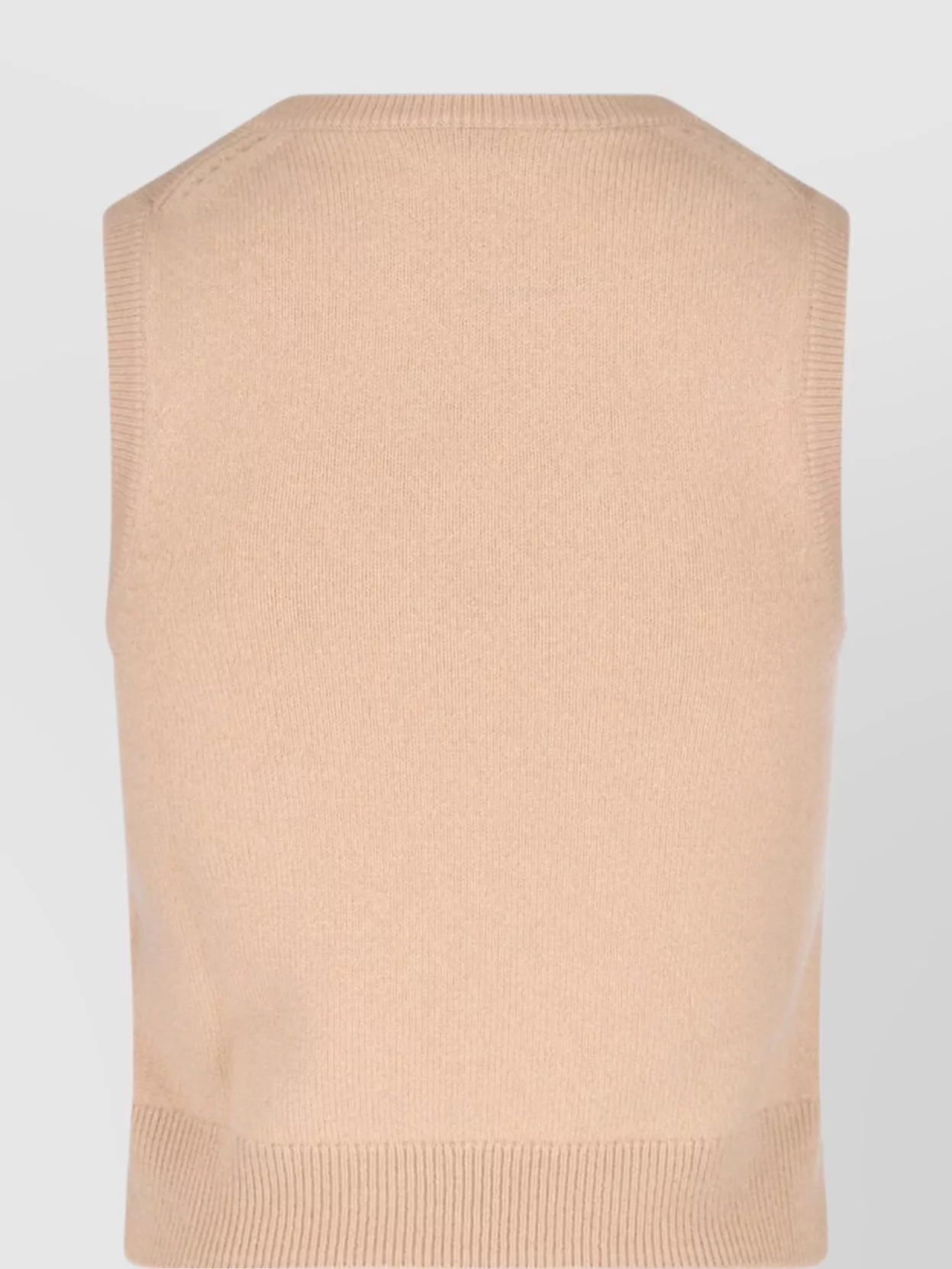 Celine Ribbed Crewneck Knitwear Sleeveless