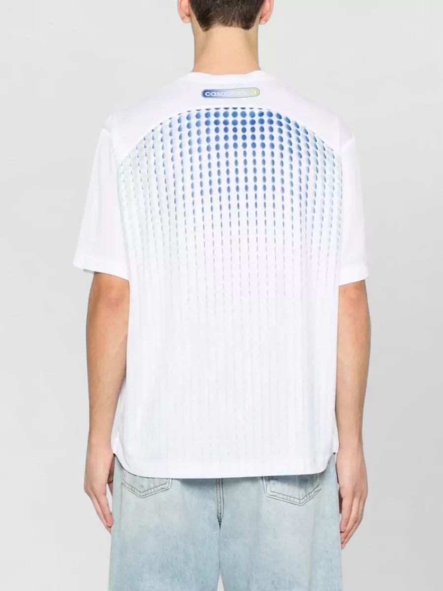 Casablanca Geometric Print Short-Sleeve T-Shirt