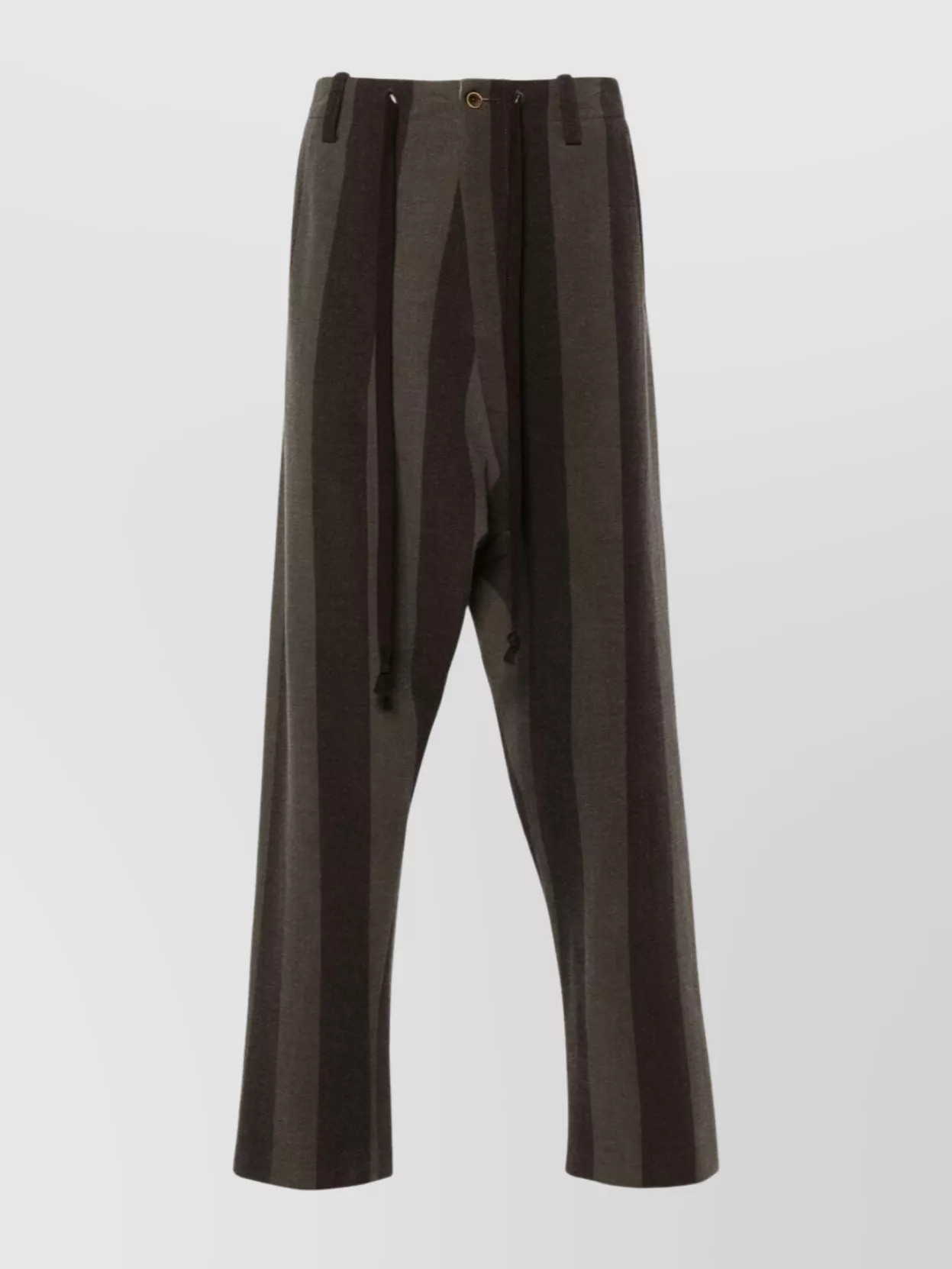 Uma Wang Striped Trousers Featuring Pockets