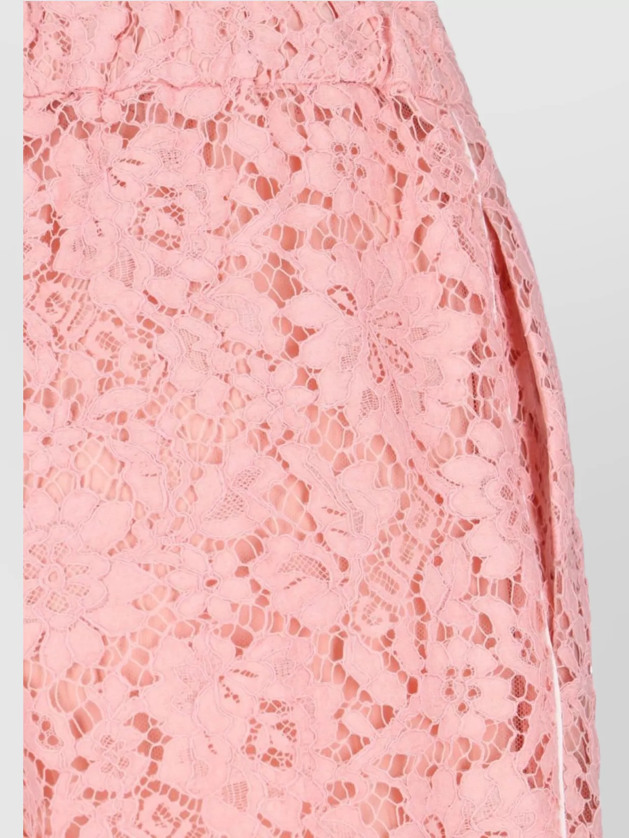 Gucci Straight Lace Sheer Wide Leg Trousers