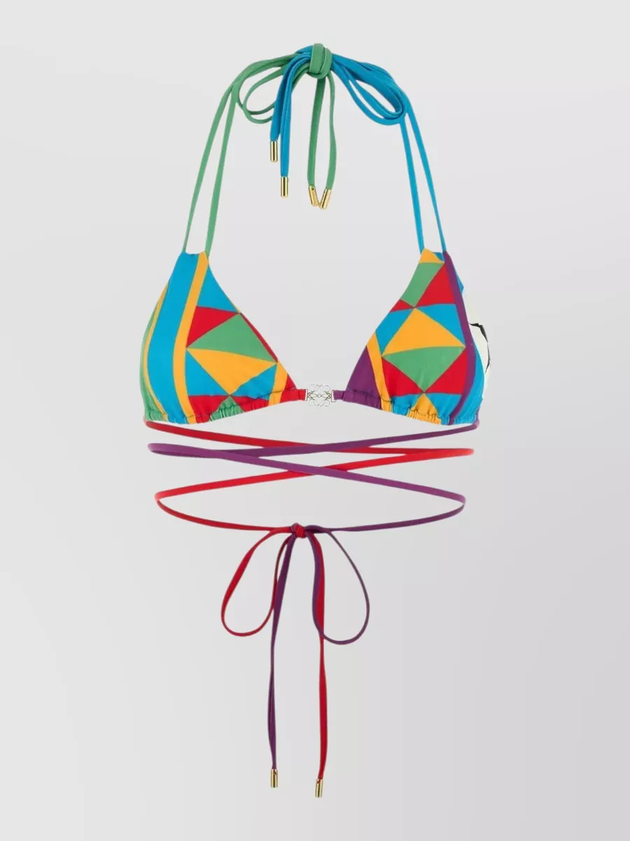 Loewe Paula's Ibiza Printed bikini top