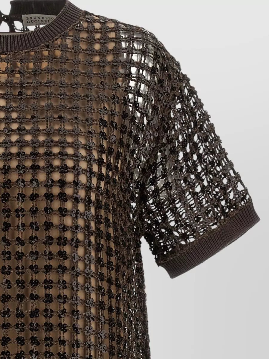 Brunello Cucinelli Sequin Mini Dress