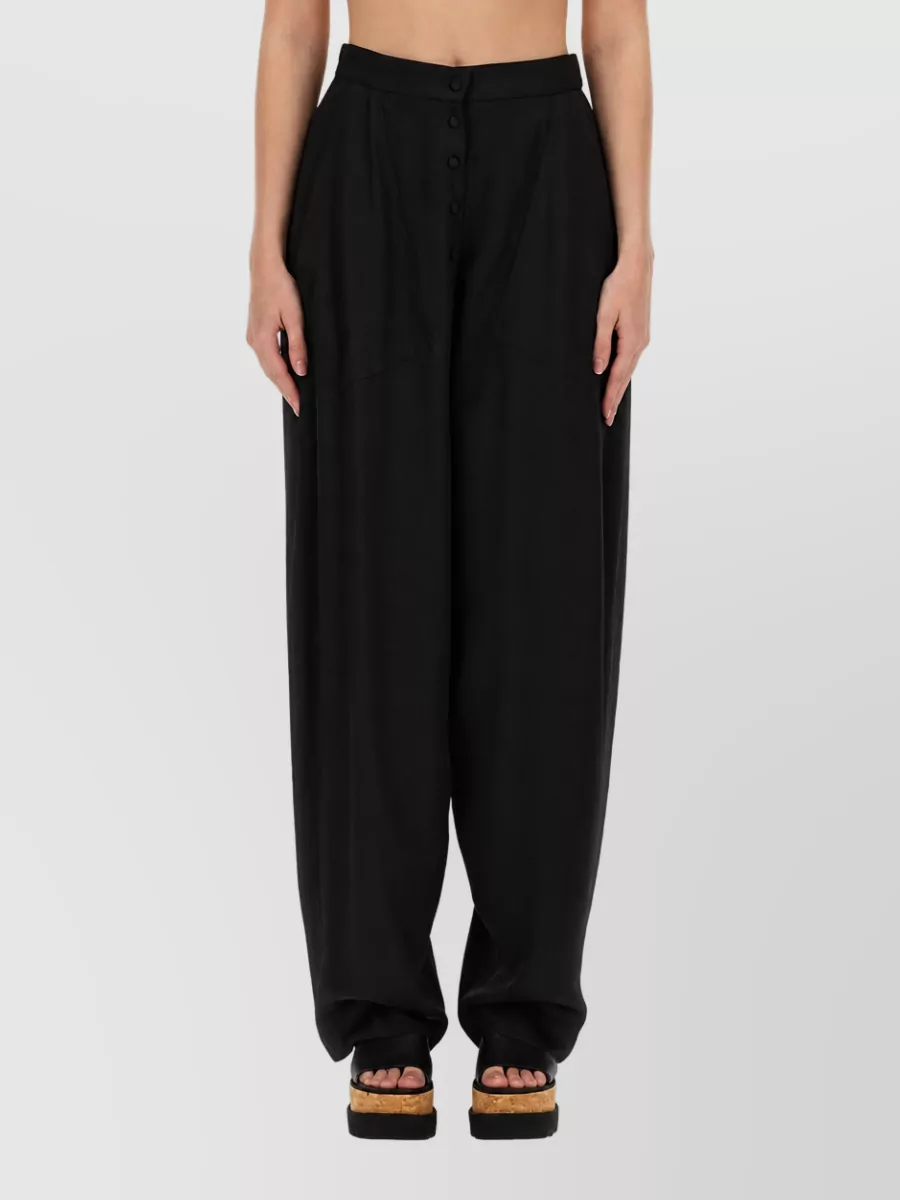 Stella Mccartney High-Rise Wide-Leg Trousers