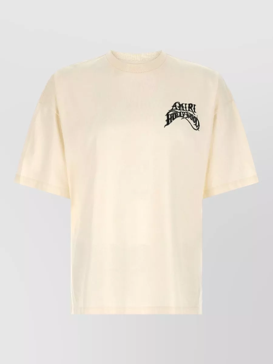 Amiri Logo print cotton t shirt