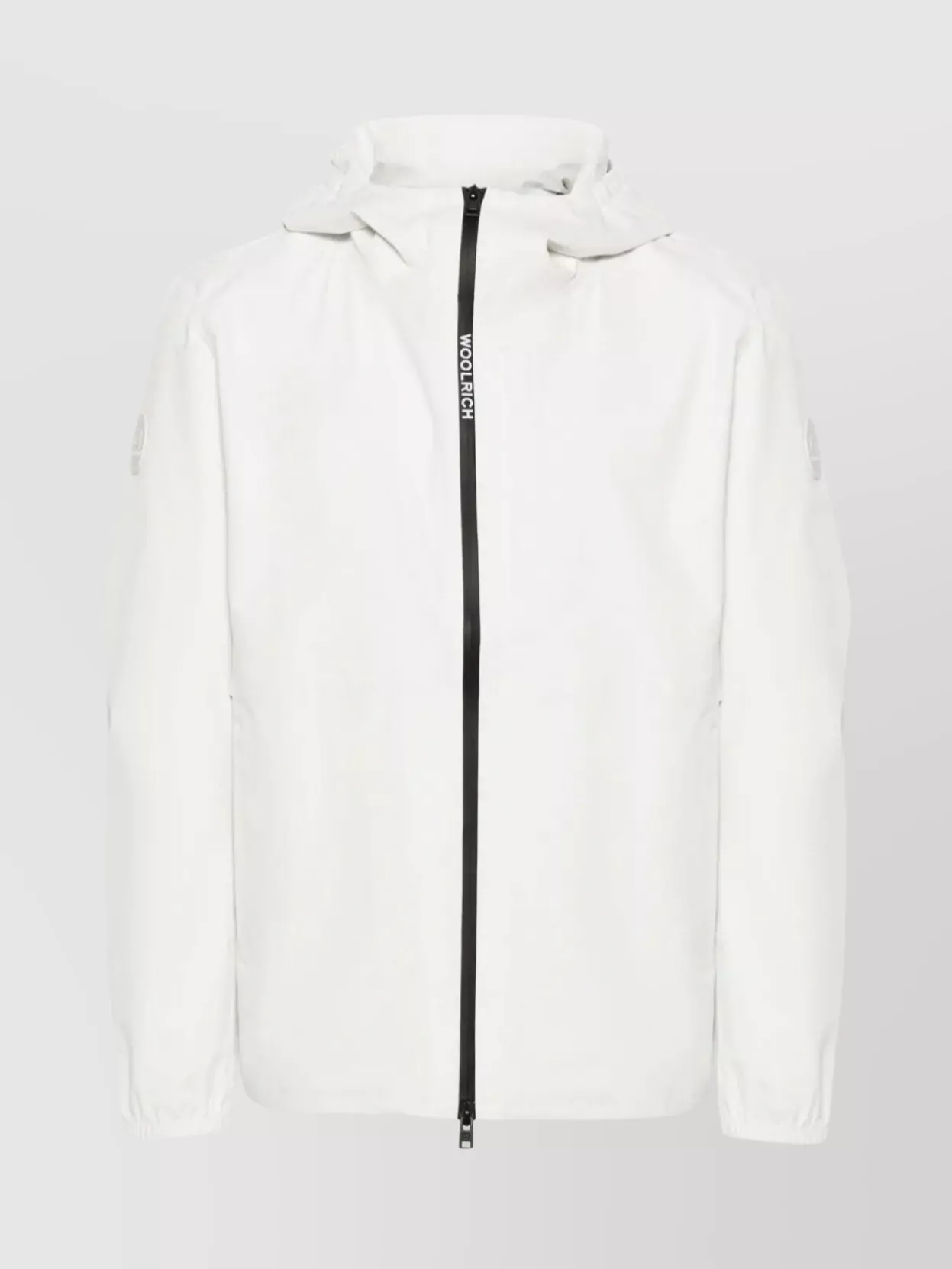 Shop Woolrich Hooded Jacket With Elasticated Cuffs And Pockets
