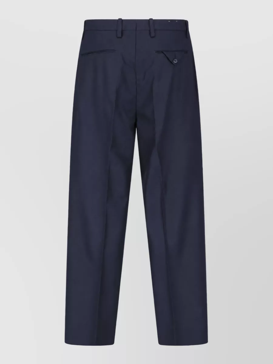 Briglia 1949 Virgin Wool Straight-Leg Tailored Trousers