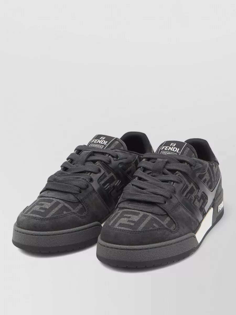 Fendi Match Sneakers With Ff Jacquard Design