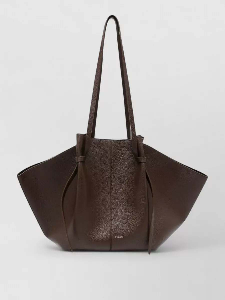 Yuzefi mochi large leather shoulder bag