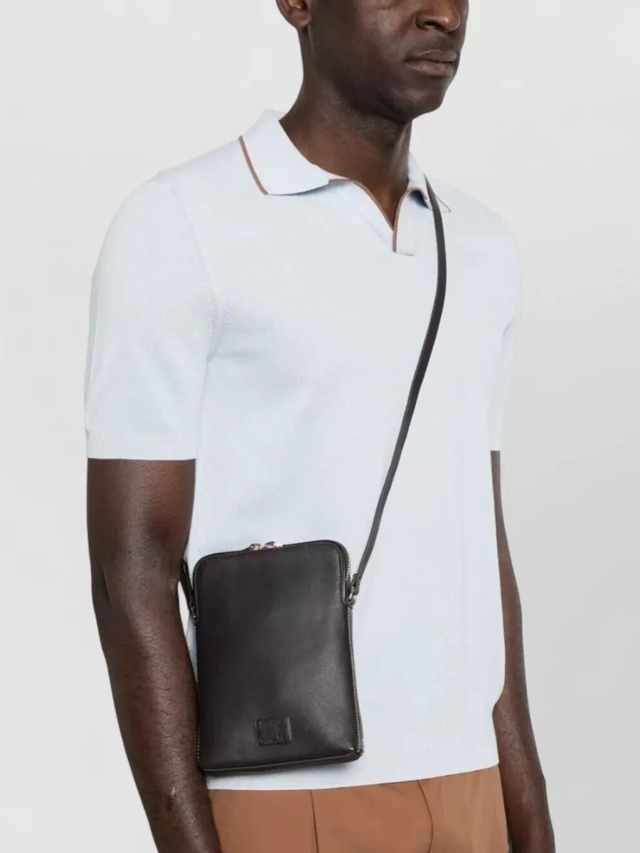 Paul Smith Leather Phone Crossbody Bag