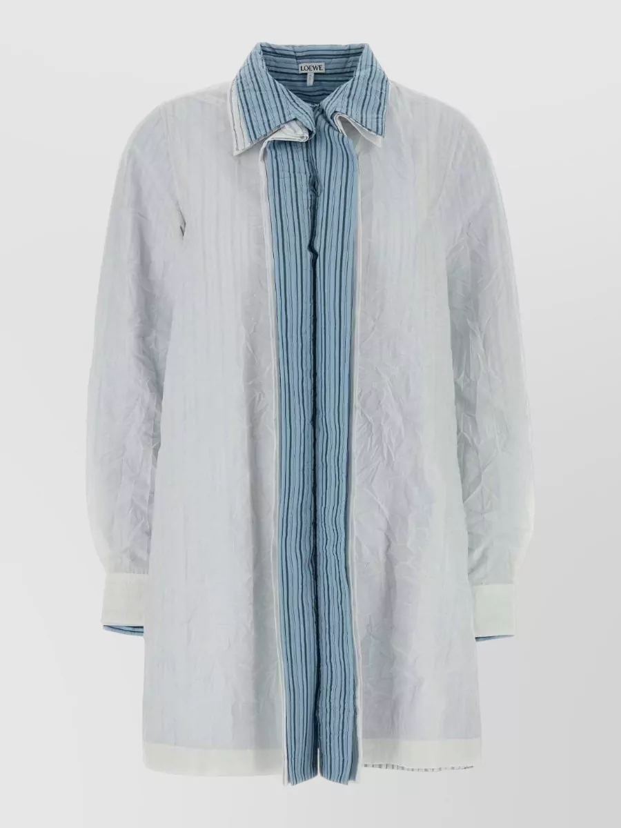 Loewe cotton blend shirt jacket