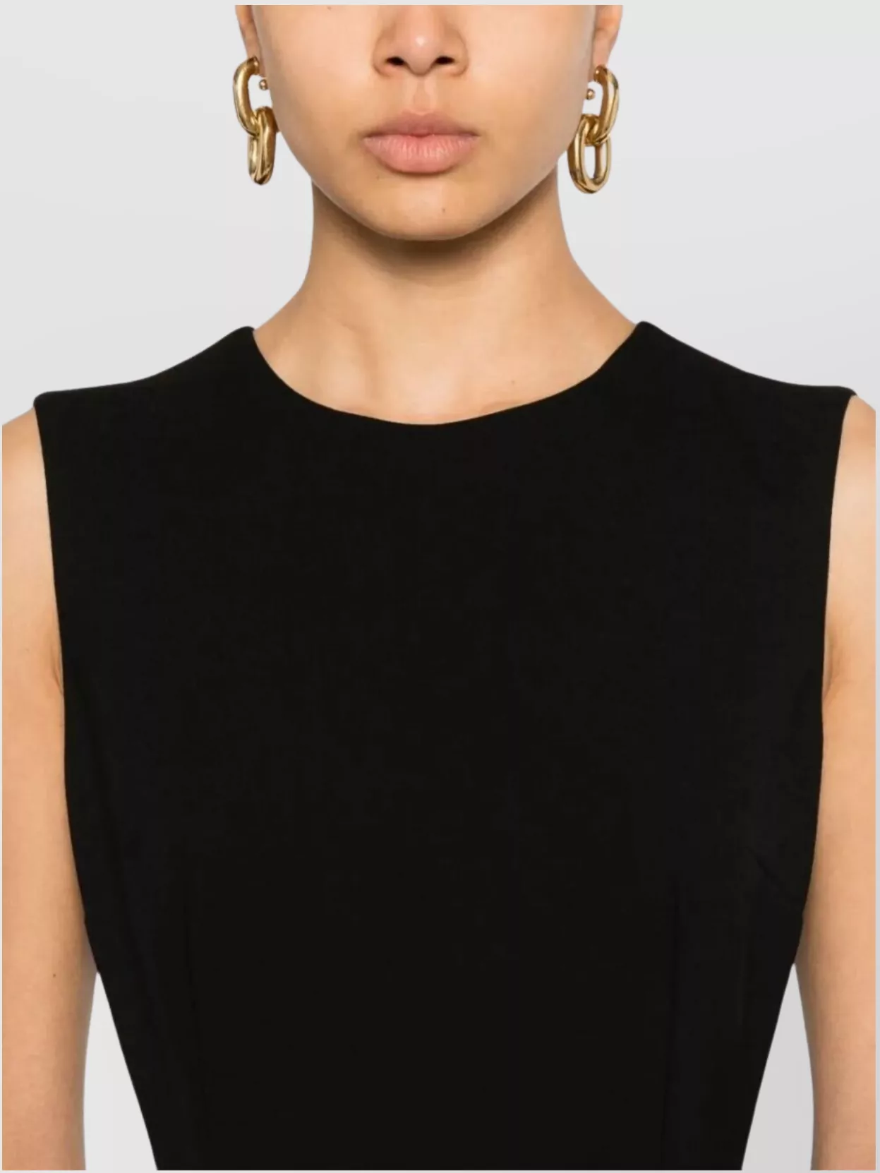 Dolce&Gabbana Sheath Midi Dress Sleeveless