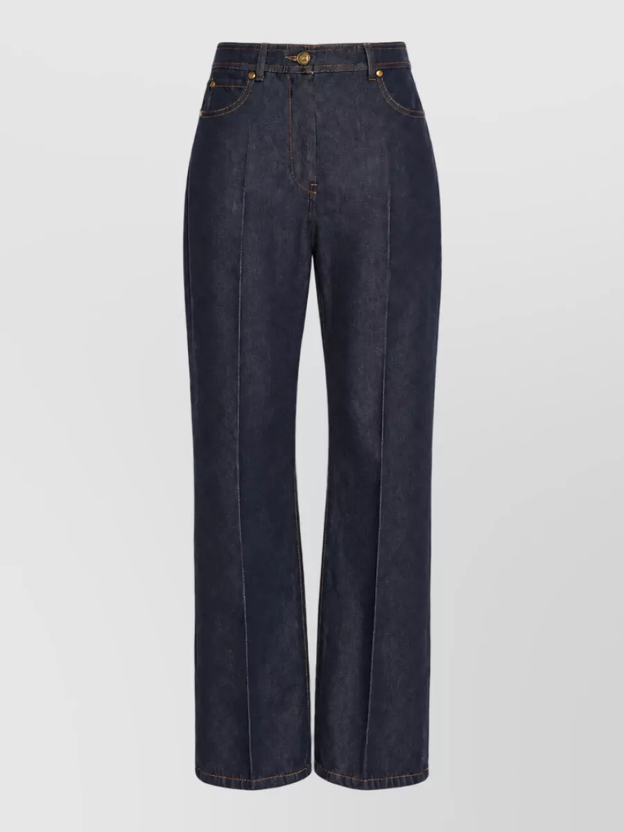 Max Mara denim straight-leg jeans