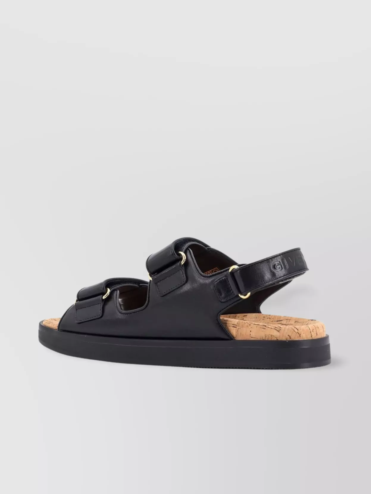 Givenchy Leather Slingback Sandals 4G Buckles