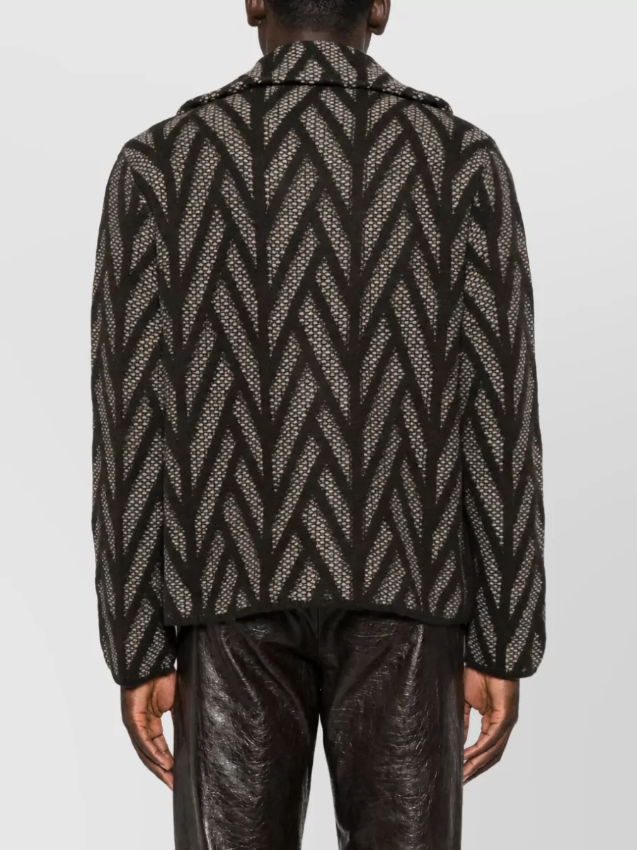 Emporio Armani Virgin Wool Single-Breasted Coat
