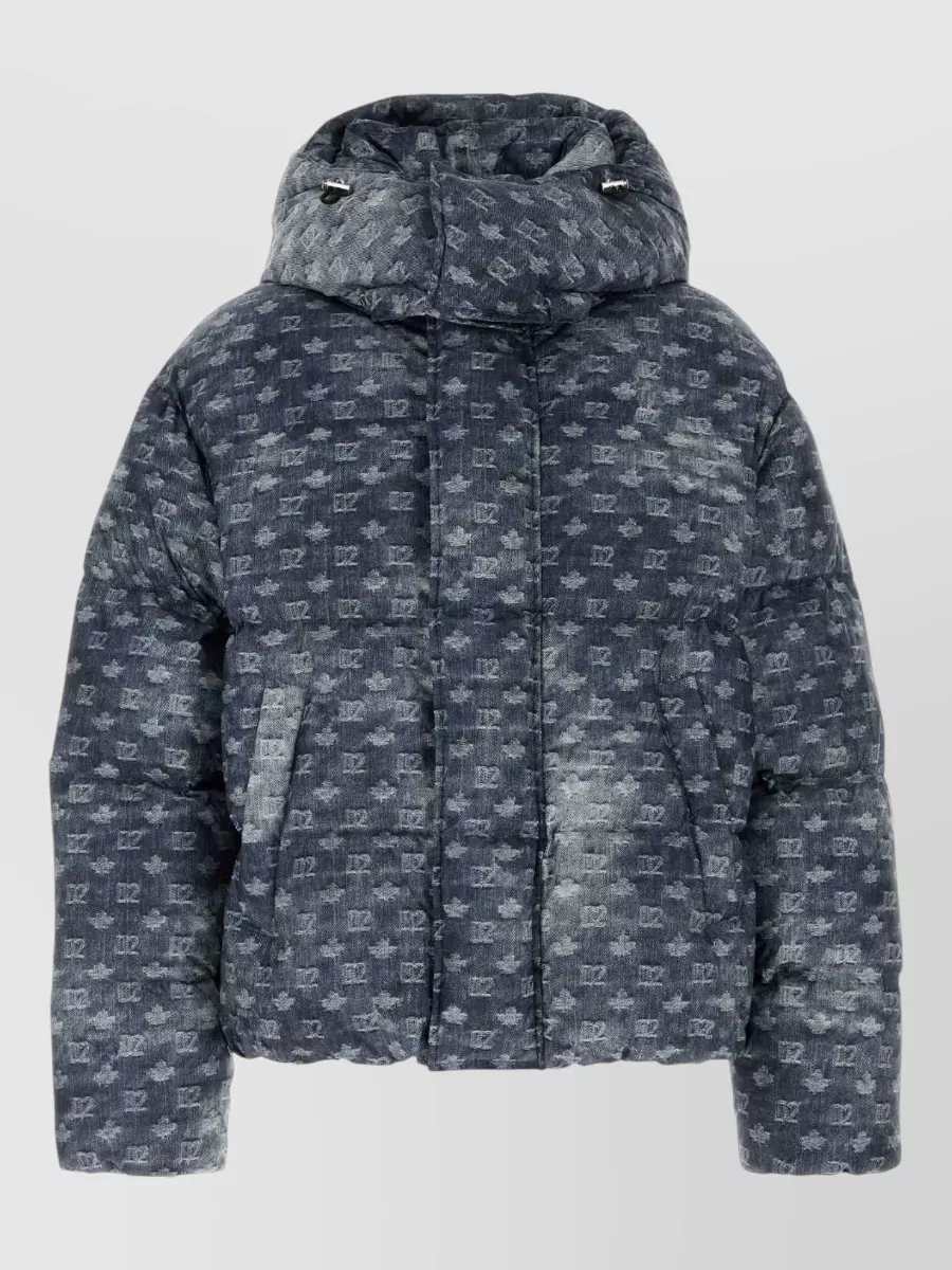 Dsquared2 printed down puffer jacket