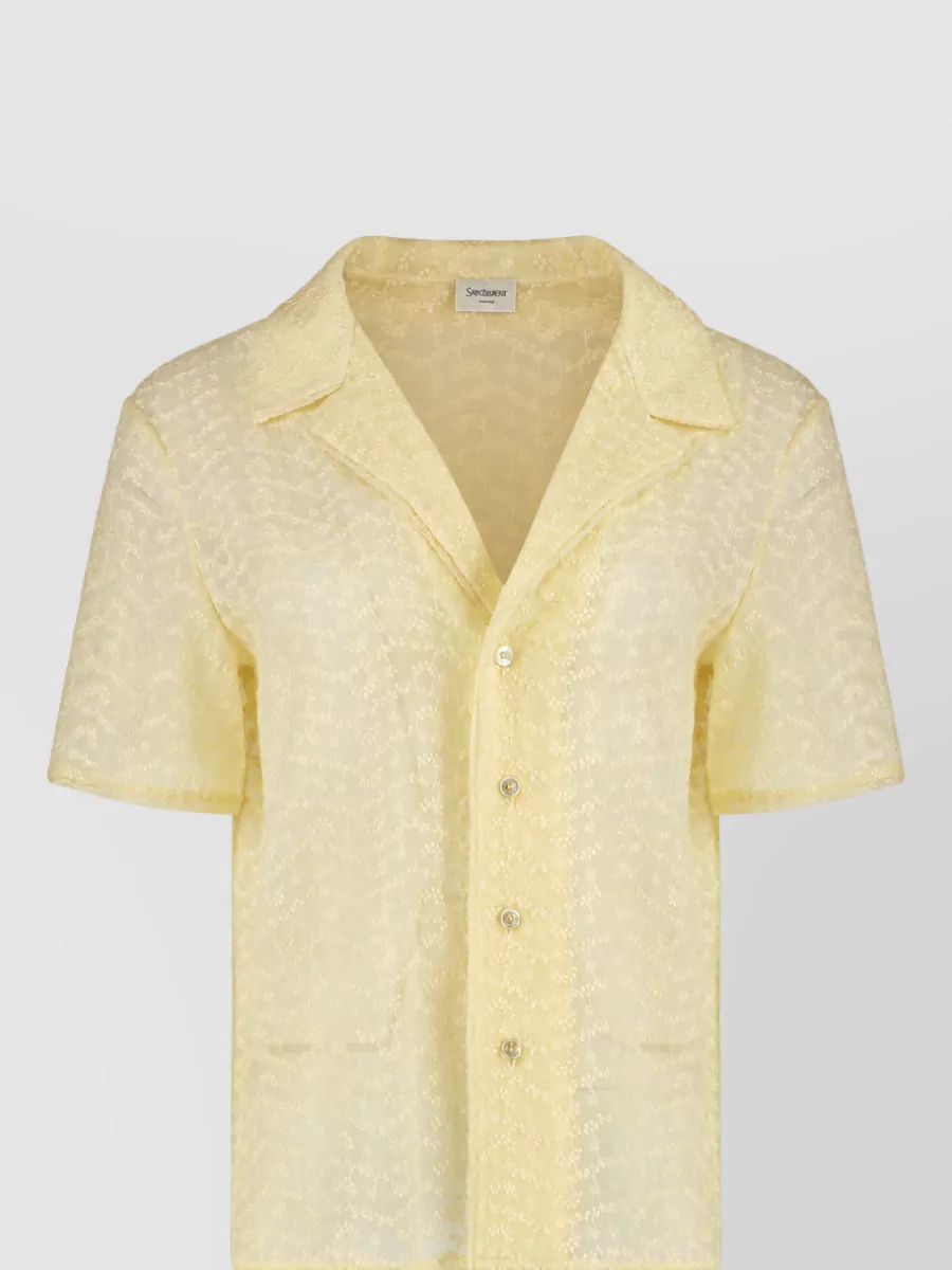 Saint Laurent silk muslin pajama set