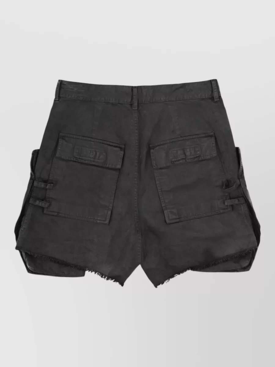 Rick Owens Drkshdw Denim Stefan Cargo Shorts