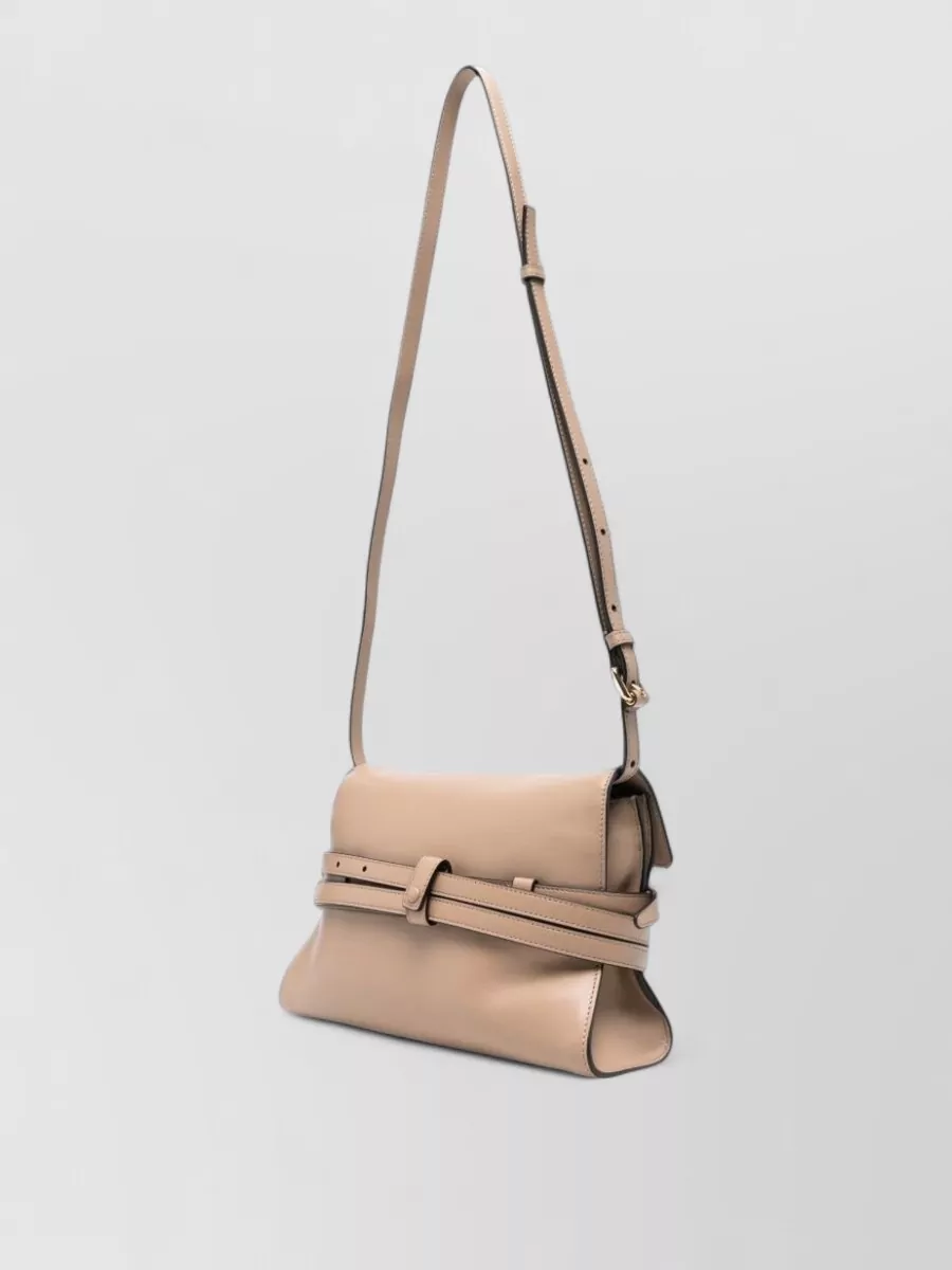 Moschino Leather Clutch Bag