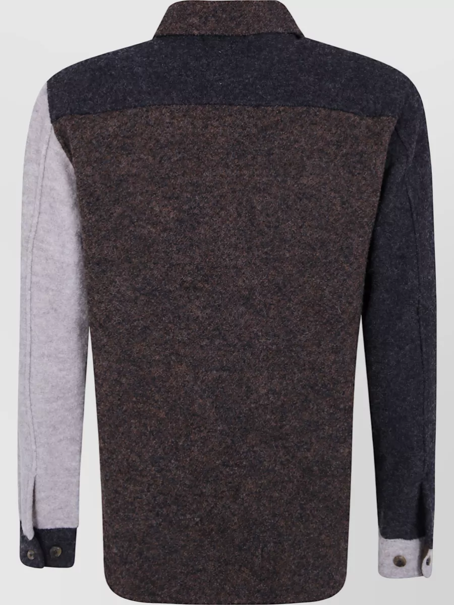 Les Deux Wool Colourblock Overshirt
