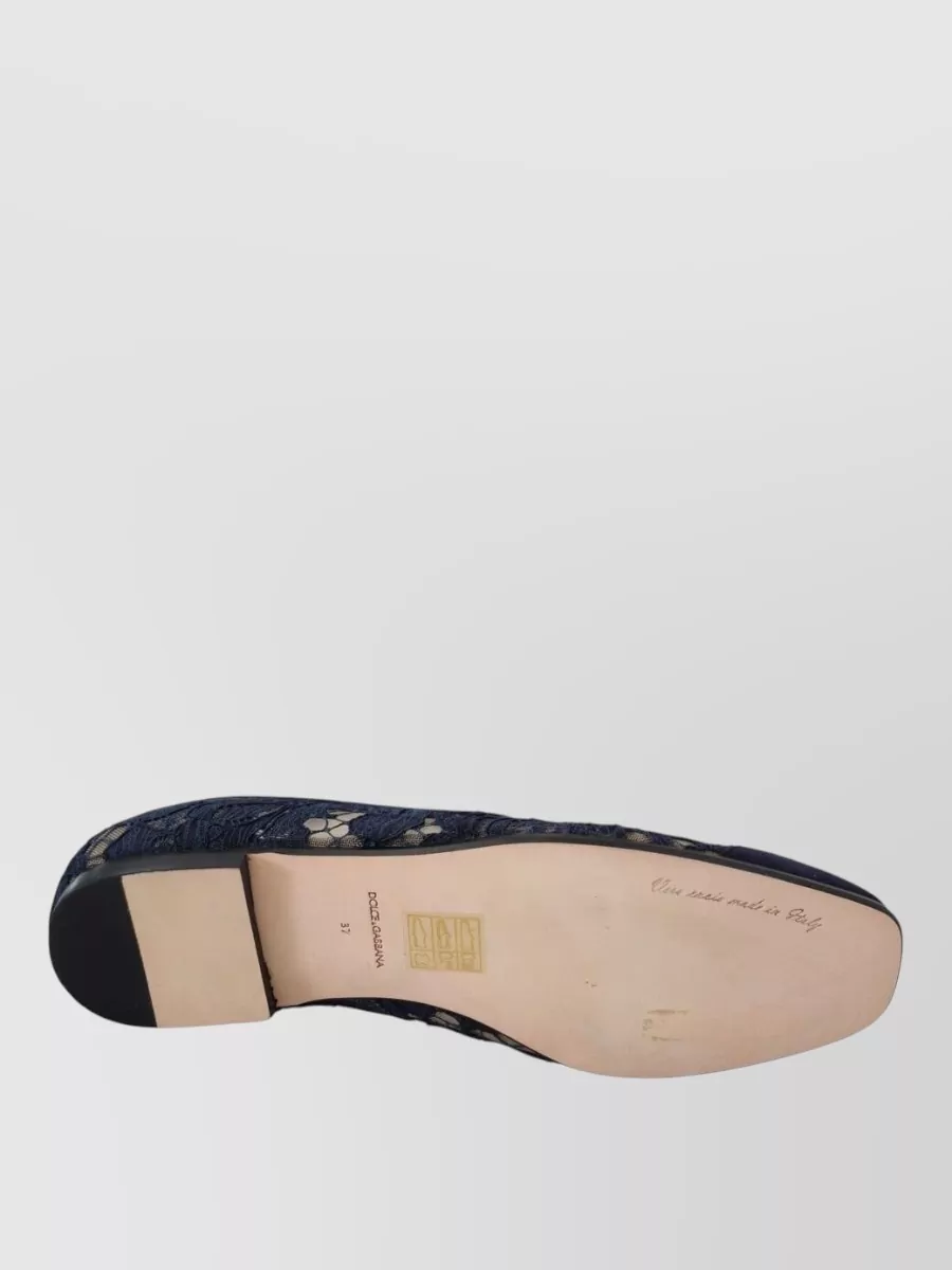 Dolce&Gabbana Suede Lace Slip-On Loafers