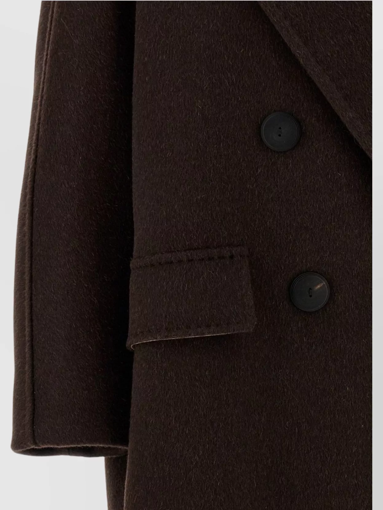 Max Mara Double-Breasted Long Sleeve Coat