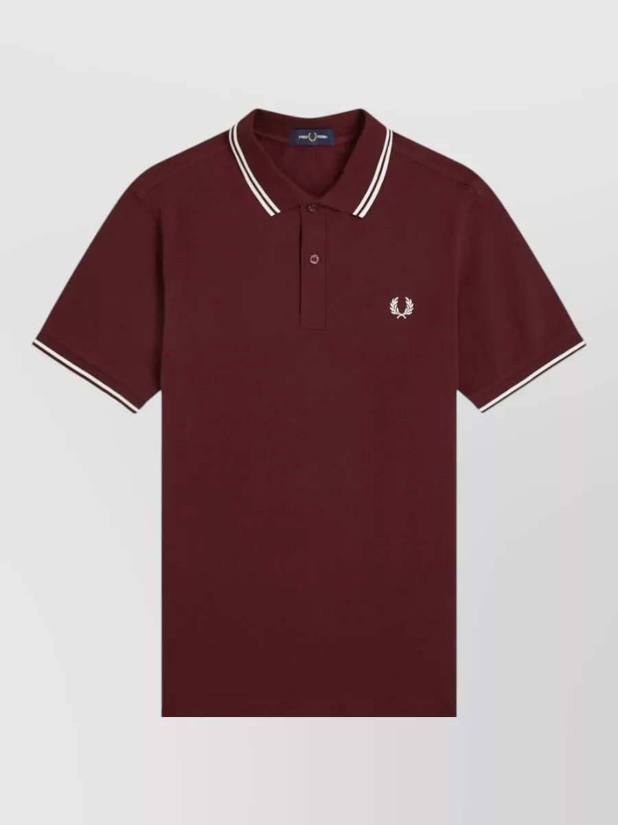 Fred Perry cotton logo polo shirt