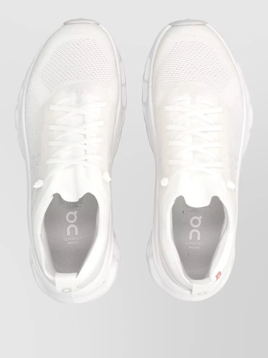 On Running Cloudtilt Moon Knit Low-Top Sneakers