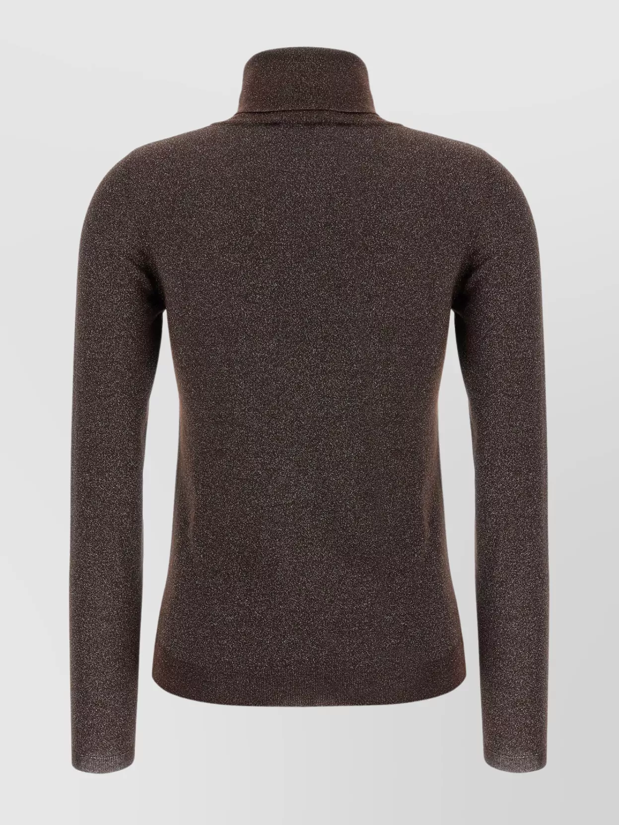 Brunello Cucinelli Shimmering High-Neck Knit Sweater