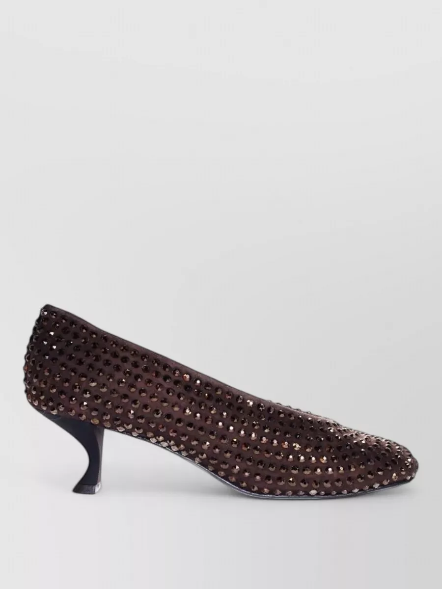 La Rose Crystal-Embellished Pumps