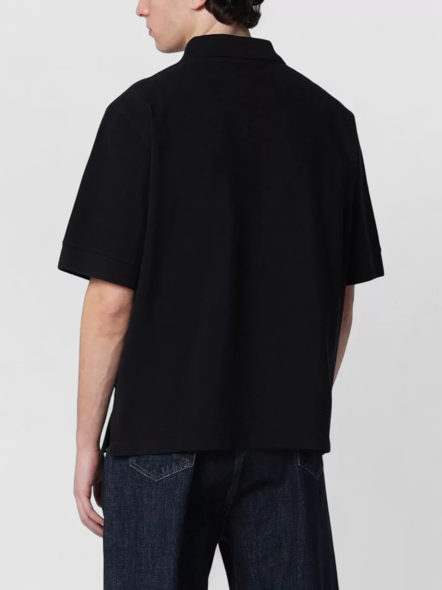 Studio Nicholson Balaton Cotton Pique Polo Short Sleeves