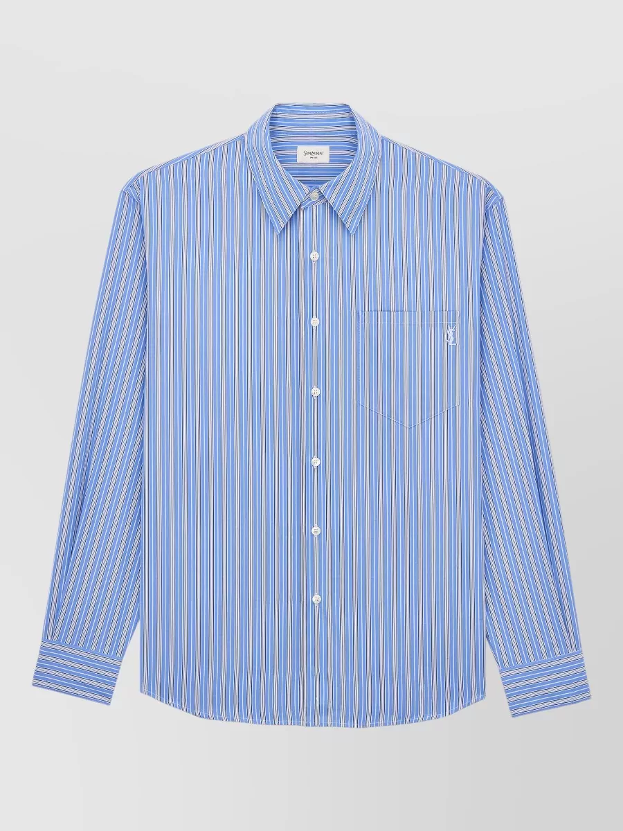 Saint Laurent striped cotton shirt