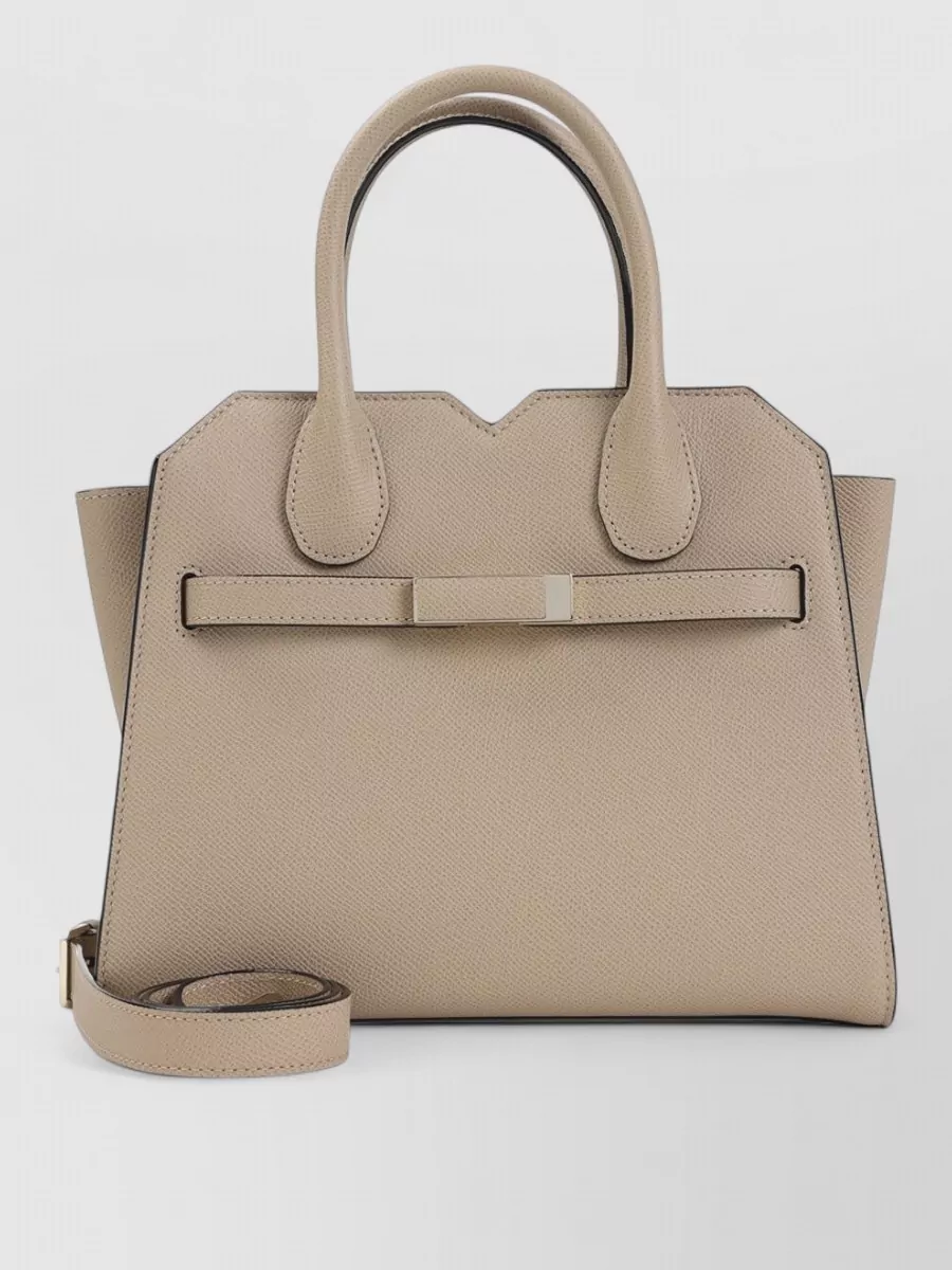 Valextra Mini Calf Leather Tote Bag