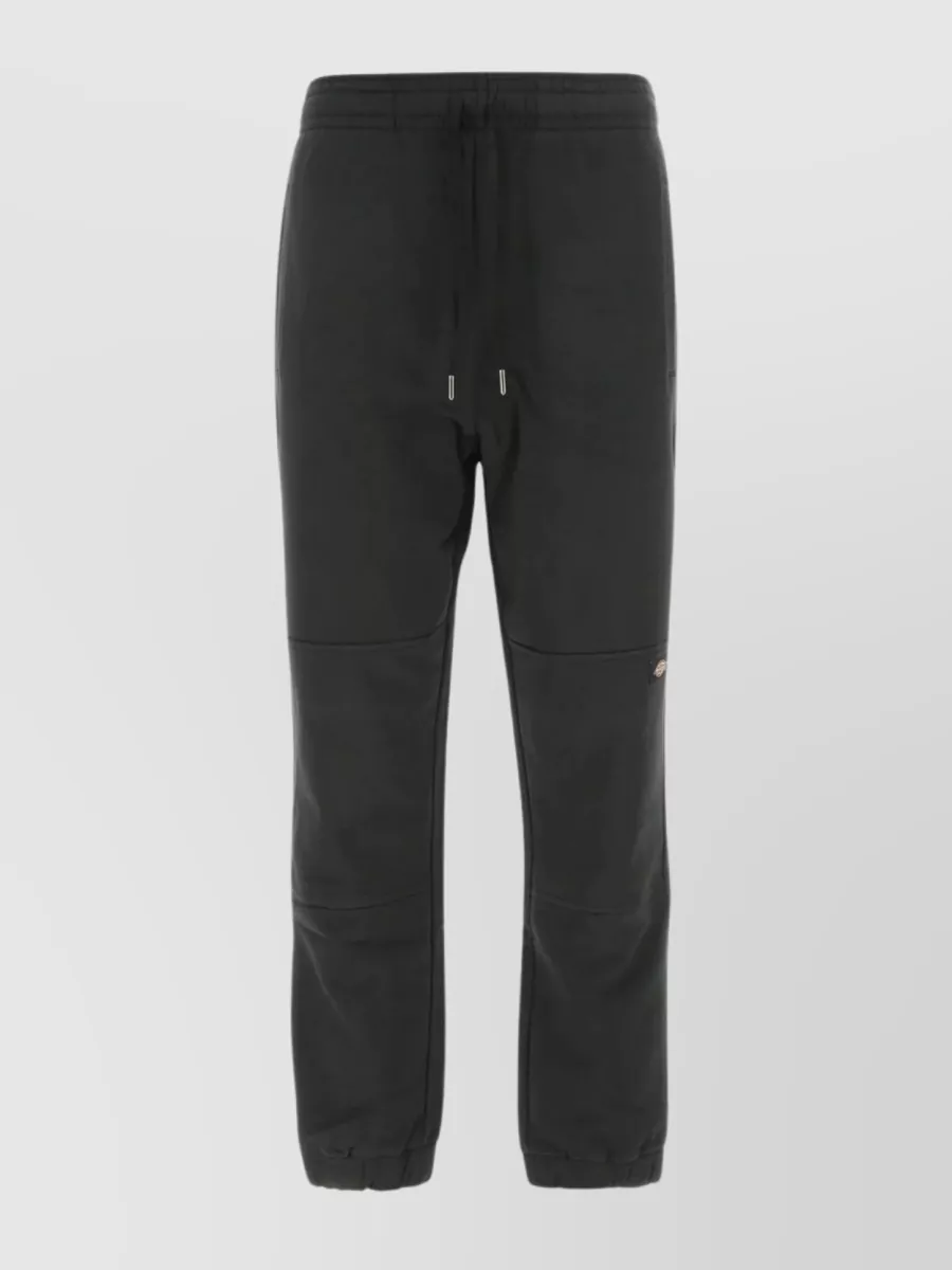 Shop Dickies Elastic Cuff Cotton Blend Joggers In Black