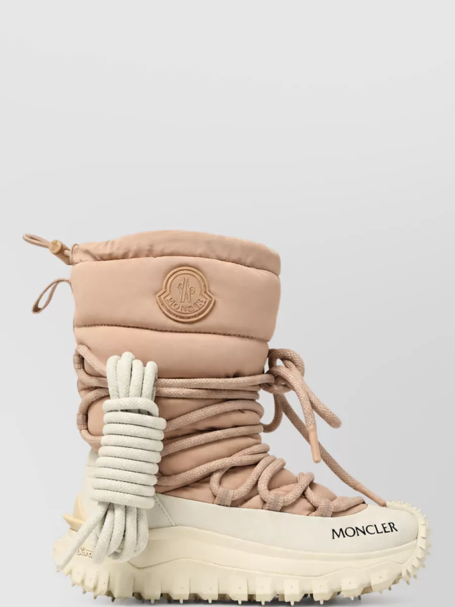 Moncler Stretch Nylon High Boots