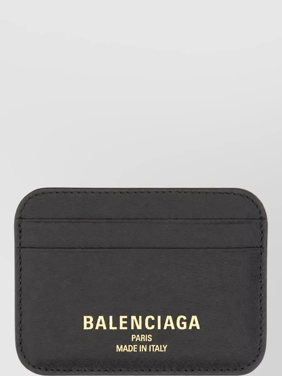Balenciaga calf leather card holder