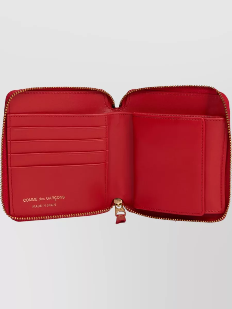 Comme Des Garçons Leather Polka Dot Wallet
