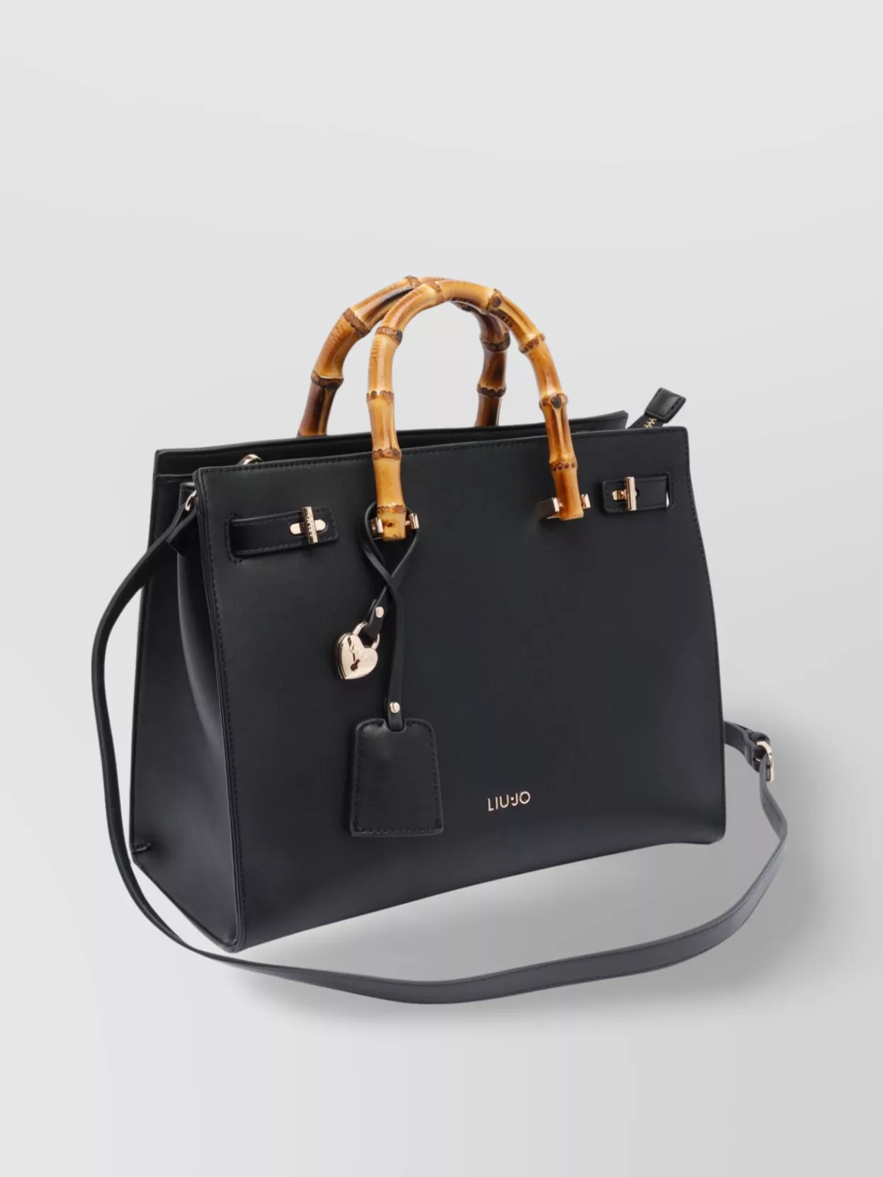 Liu •jo Bamboo Handle Tote Bag With Detachable Strap