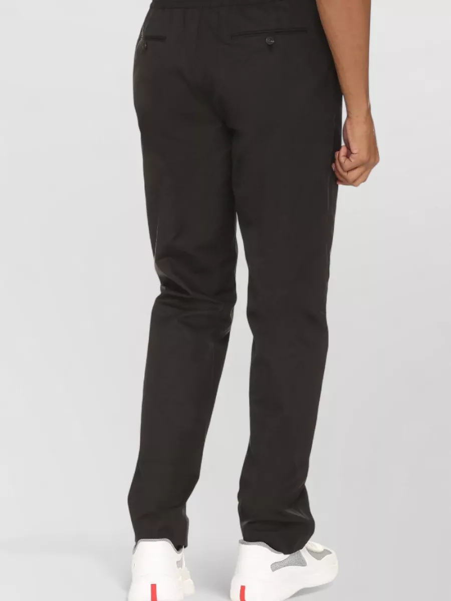 Valentino Garavani Cotton Regular-Fit Straight-Leg Trousers