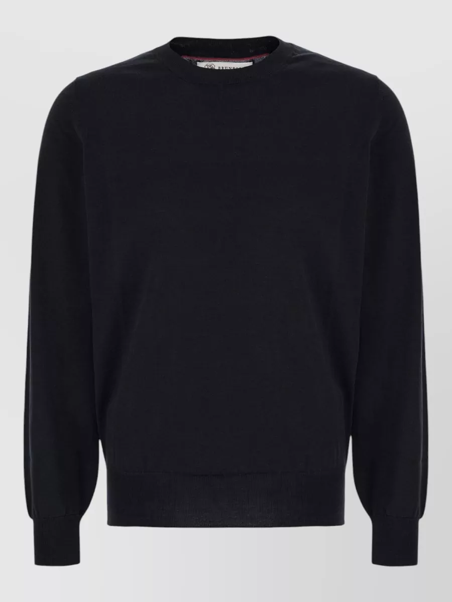 Brunello Cucinelli silk blend ribbed turtleneck sweater