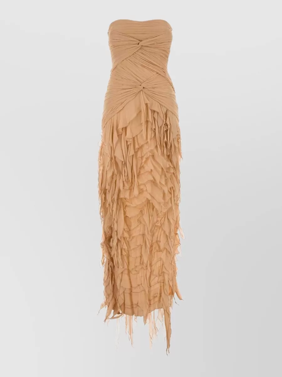 Blumarine Georgette Maxi Dress