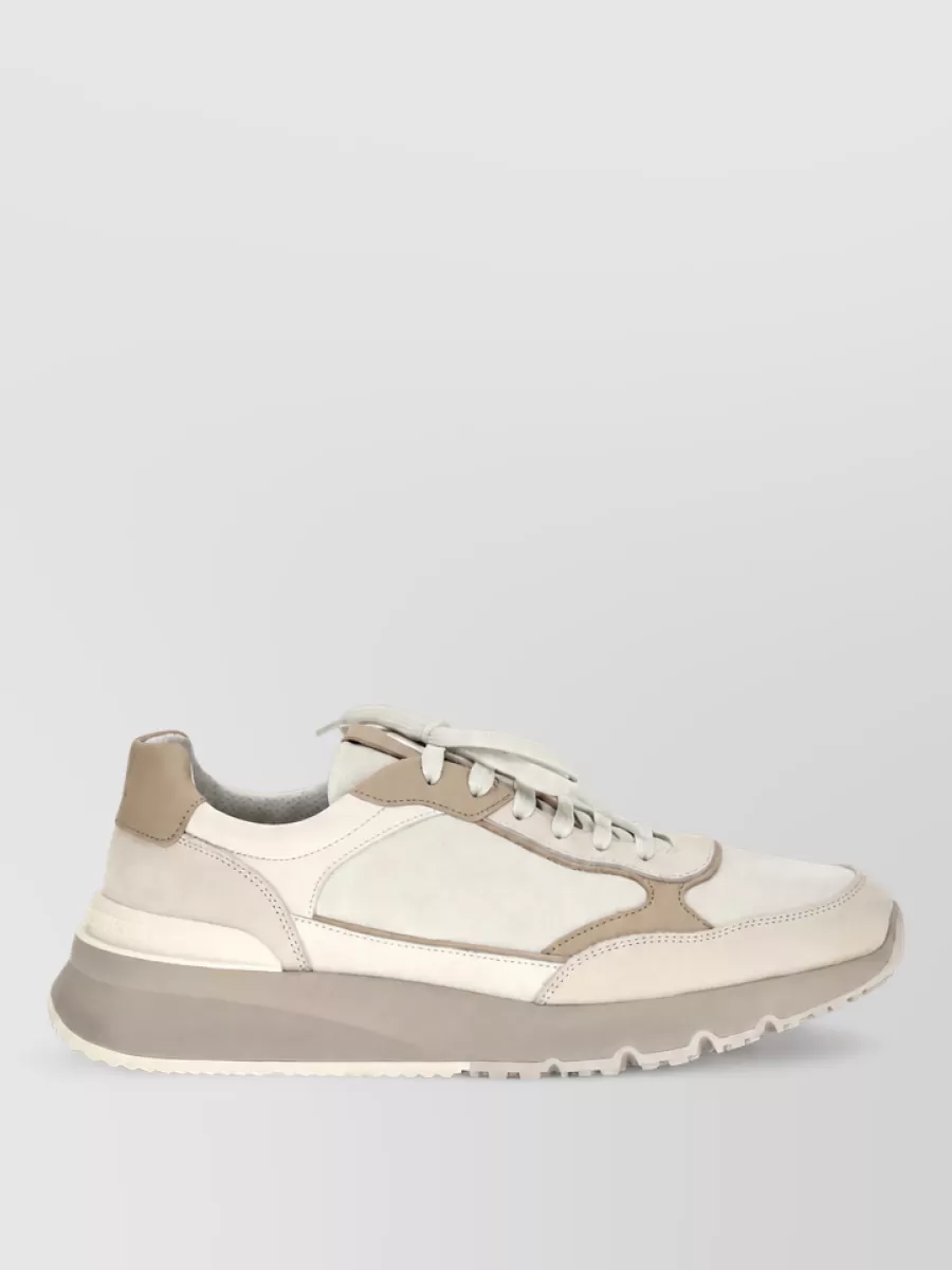 Brunello Cucinelli Leather Low-Top Sneakers