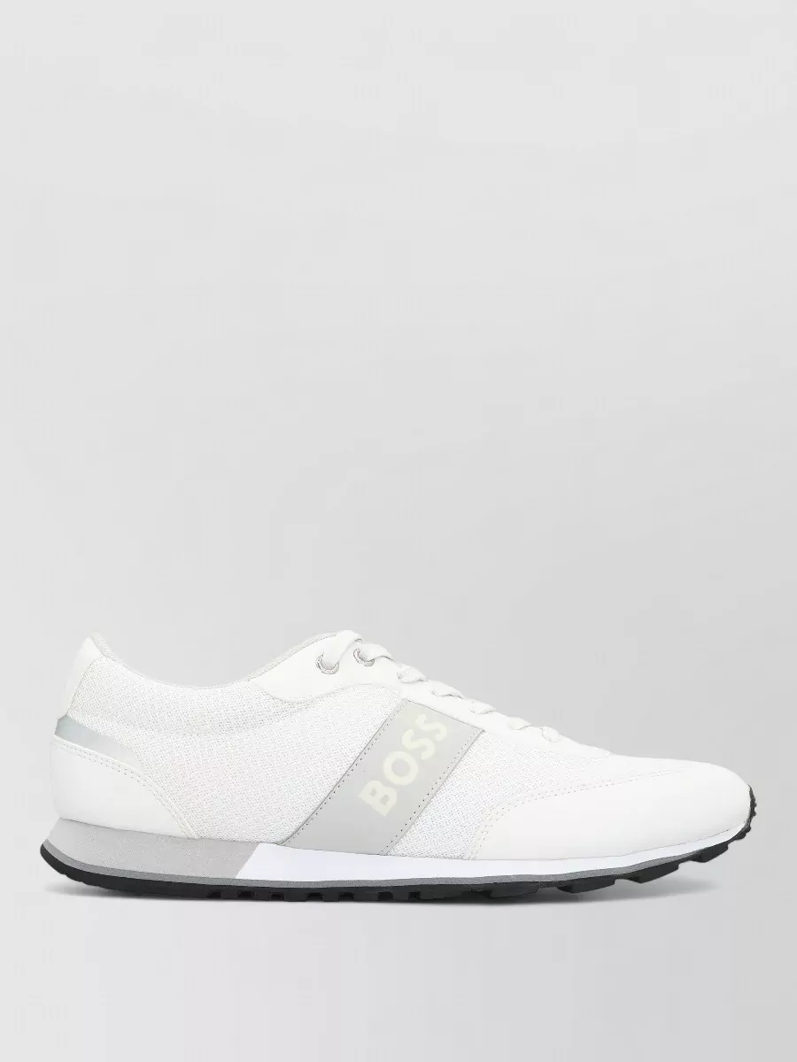 Boss Low Top Sneakers Technical Fabric Mesh